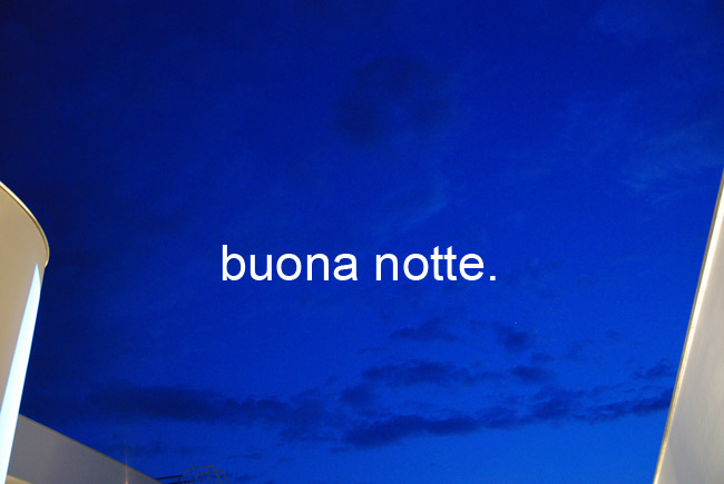 buonanotte